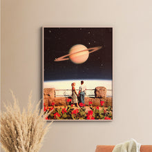 Space Love  Collage Art by Taudalpoi Retro Futurism, Vintage Collage, Scifi Poster, Romantic Art, Space Travel, Eclectic Artwork, Wall Art 1277471852