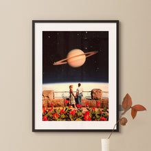 Space Love  Collage Art by Taudalpoi Retro Futurism, Vintage Collage, Scifi Poster, Romantic Art, Space Travel, Eclectic Artwork, Wall Art 1277471852