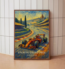 Spanish Grand Prix Poster – Formula 1 Racing at Circuit de Barcelona-Catalunya