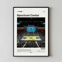 Spectrum Center Poster, Charlotte Hornets Poster Print, NBA Arena Poster, Basketball Fan Gift