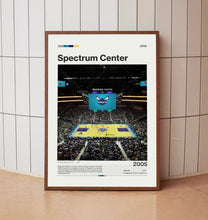 Spectrum Center Poster, Charlotte Hornets Poster Print, NBA Arena Poster, Basketball Fan Gift