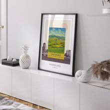Sperrins AONB Travel Poster, Northern Ireland, Sperrin Mountains, National Park Print, Mourne, County Tyrone, Londonderry, Irish Wall Art