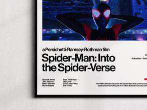 Spider-Man Into The Spider-Verse Movie Poster  Modern Wall Art, Marvel Sony Animation Action Film (PDF Download) 4318639069
