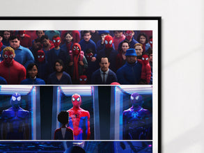 Spider-Man Into The Spider-Verse Movie Poster  Modern Wall Art, Marvel Sony Animation Action Film (PDF Download) 4318639069