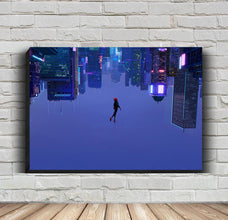 Spider Man Into The Spider Verse Movie Poster, HD Wall Art Canvas Painting For Home Decor 1729680631