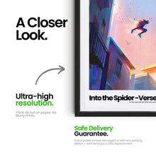 Spiderman Into the Spider-Verse (2018) Poster   Spiderverse Movie Print  Spiderman Gift 1800818554