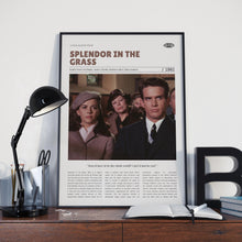 Splendor in the Grass, Elia Kazan, Retro Movie Poster, Custom Movie Poster Print 4421169758