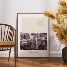 Spokane Poster Print, Spokane Travel Poster, Spokane Minimalistic Wall Art, Spokane, Washington, United States 1868249670