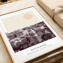 Spokane Poster Print, Spokane Travel Poster, Spokane Minimalistic Wall Art, Spokane, Washington, United States 1868249670