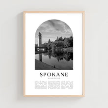 Spokane Travel Poster, Spokane Print, Spokane Wall Art, Travel Print, Washington City Art, Spokane Gift, Washington Decor  US102M 4345879986