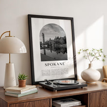 Spokane Travel Poster, Spokane Print, Spokane Wall Art, Travel Print, Washington City Art, Spokane Gift, Washington Decor  US102M 4345879986