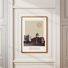 Springfield Poster Print, Springfield Travel Poster, Springfield Minimalistic Wall Art, Springfield, Illinois, United States 1868249642