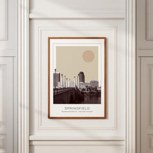 Springfield Poster Print, Springfield Travel Poster, Springfield Minimalistic Wall Art, Springfield, Massachusetts, United States 1868246570