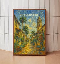 St. Augustine Florida Poster, Florida Wall Art Decor, City Travel Poster Gifts, St. Augustine Florida Travel Print, Home Decor