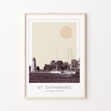 St. Catharines Poster Print, St. Catharines Travel Poster, St. Catharines Minimalistic Wall Art, St. Catharines, Ontario, Canada 1882437283