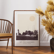 St. Catharines Poster Print, St. Catharines Travel Poster, St. Catharines Minimalistic Wall Art, St. Catharines, Ontario, Canada 1882437283