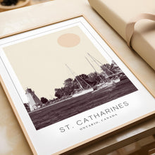 St. Catharines Poster Print, St. Catharines Travel Poster, St. Catharines Minimalistic Wall Art, St. Catharines, Ontario, Canada 1882437283