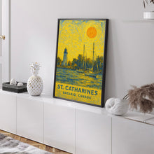 St. Catharines Poster Print, St. Catharines Travel Poster, St. Catharines Van Gogh Style Wall Art, St. Catharines, Ontario, Canada