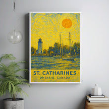 St. Catharines Poster Print, St. Catharines Travel Poster, St. Catharines Van Gogh Style Wall Art, St. Catharines, Ontario, Canada
