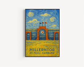 St. Pauli Art Print - Millerntor Gift - Football Posters - Deutchland Voetbal - Football Memorabilia