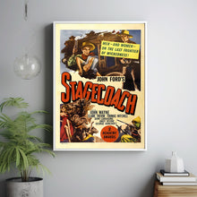 Stagecoach 1939Poster Art Print Movie Posters Gift for Movie lovers