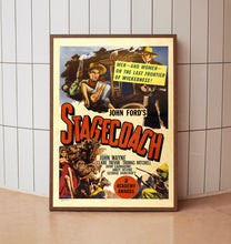 Stagecoach 1939Poster Art Print Movie Posters Gift for Movie lovers