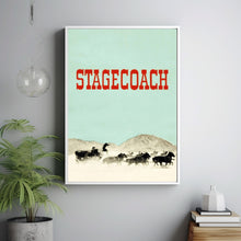Stagecoach 1939Poster Art Print Movie Posters Gift for Movie lovers 1