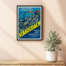 Stagecoach 1939Poster Art Print Movie Posters Gift for Movie lovers 2