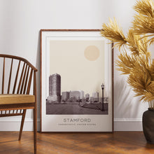 Stamford Poster Print, Stamford Travel Poster, Stamford Minimalistic Wall Art, Stamford, Connecticut, United States 1868248090