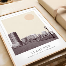 Stamford Poster Print, Stamford Travel Poster, Stamford Minimalistic Wall Art, Stamford, Connecticut, United States 1868248090