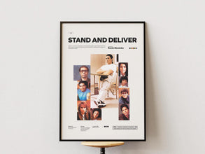 Stand and Deliver Poster, Ramón Menéndez Film Stand and Deliver Print, Edward James Olmos Poster, Cult Movie Wall Art Idea, Gift Film Poster 4334161476
