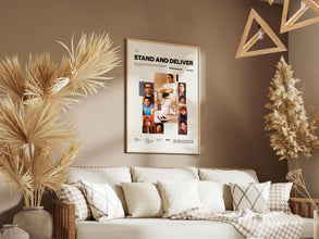 Stand and Deliver Poster, Ramón Menéndez Film Stand and Deliver Print, Edward James Olmos Poster, Cult Movie Wall Art Idea, Gift Film Poster 4334161476