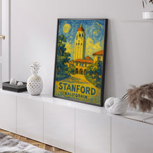 Stanford University Travel Poster, Stanford Travel Wall Art, California Stanford Wall Art, University Campus Travel Wall Decor