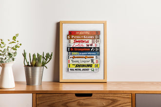 Stanley Kubrick VHS Movie Poster Nostalgic Minimalist Retro Film Wall Art Print Gift 1586485399