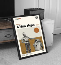Star Wars A New Hope - Minimalist Movie Poster Art Print 4379001321