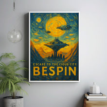 Star Wars Bespin Travel Poster, Retro Travel Print, Tatooine Hoth Endor A New Hope Empire Strikes Back, Star Wars Original Trilogy Prints1