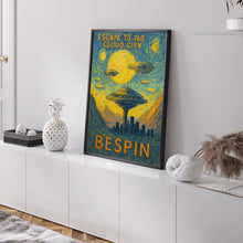 Star Wars Bespin Travel Poster, Retro Travel Print, Tatooine Hoth Endor A New Hope Empire Strikes Back, Star Wars Original Trilogy Prints