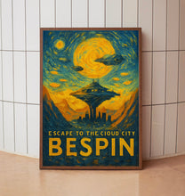 Star Wars Bespin Travel Poster, Retro Travel Print, Tatooine Hoth Endor A New Hope Empire Strikes Back, Star Wars Original Trilogy Prints1