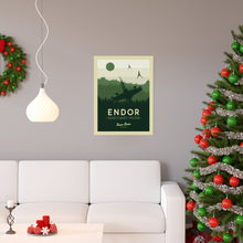 Star Wars Endor Art Print Sanctuary Moon Minimalist Poster 1184689117