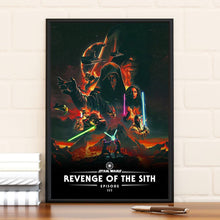 Star Wars Episode III Revenge of the Sith Movie Poster, Limited Edition Collectibl Room Decor, Home Decor, Wall art, Gifts for him 1803057702