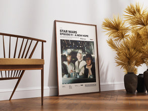 Star Wars Episode IV – A New Hope Poster, George Lucas's Legendary Movie Star Wars Print, Luke Skywalker Poster Print, Movie Wall Art 4297295141