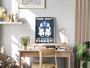 Star Wars Movie Poster Clone Trooper 501st Retro Propaganda Sci-Fi Wall Art Print Gift 1159283974