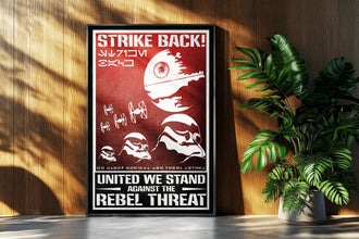 Star Wars Movie Poster Galactic Empire Retro Propaganda Sci-Fi Wall Art Print Gift 1173211229