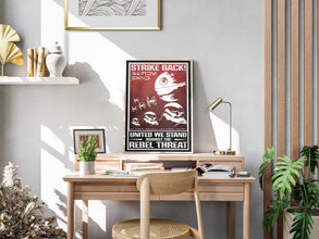 Star Wars Movie Poster Galactic Empire Retro Propaganda Sci-Fi Wall Art Print Gift 1173211229