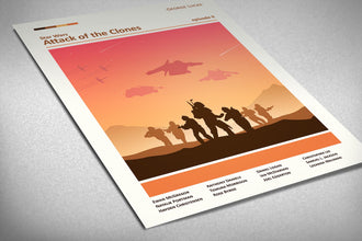 Star Wars Posters, Star Wars Trilogy, Minimal Movie Poster, Millennium Falcon, The Phantom Menace, Revenge of the sith, Attack of the clones 1335509889 - Copy