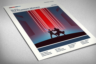 Star Wars Posters, Star Wars Trilogy, Minimal Movie Poster, Millennium Falcon, The Phantom Menace, Revenge of the sith, Attack of the clones 1335509889