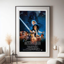 Star Wars Return of the Jedi Movie Poster, Classic Film, Room Decor, Canvas Posters, Wall Art Poster, Poster Gifts 4332518957