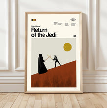 Star Wars Return of the Jedi Poster, Sci-fi Wall Art, Mid-Century Modern Art, Minimalist Print 4427311469 5332