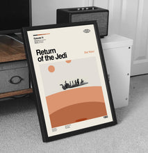 Star Wars Return of the Jedi Poster, Sci-fi Wall Art, Mid-Century Modern Art, Minimalist Print 4427313672 3924