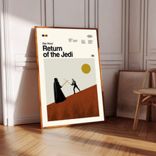 Star Wars Return of the Jedi Poster, Sci-fi Wall Art, Mid-Century Modern Art, Minimalist Print 4427311469 5332
